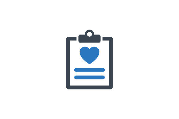 Medical File Icon for Graphics and Icons