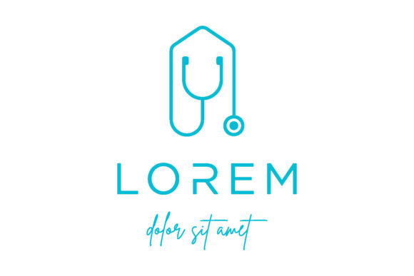 Medical Home Logo Vector Design Graphics