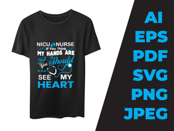 Nurse T-shirt Design Quote Vector