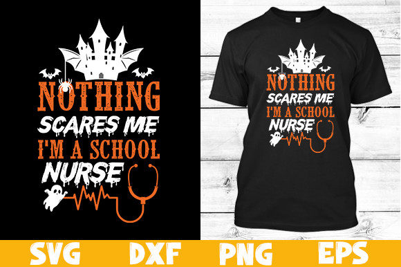 School Nurse Halloween T Shirt Design Graphics