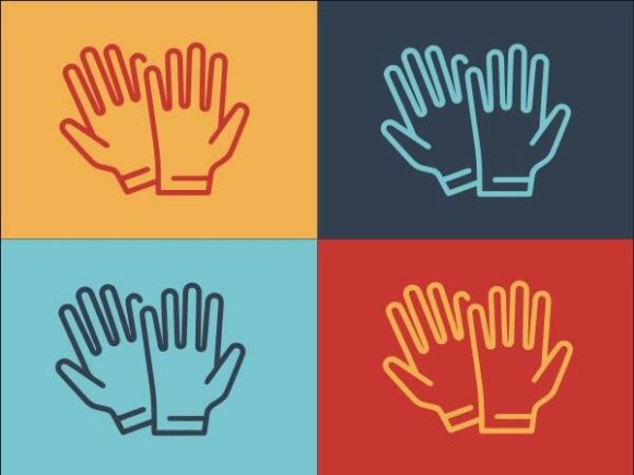 Surgical Medical Gloves Graphics and Logos